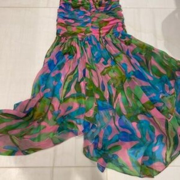 Retrofête Teryn Silk Maxi Dress - Picture 5 of 14